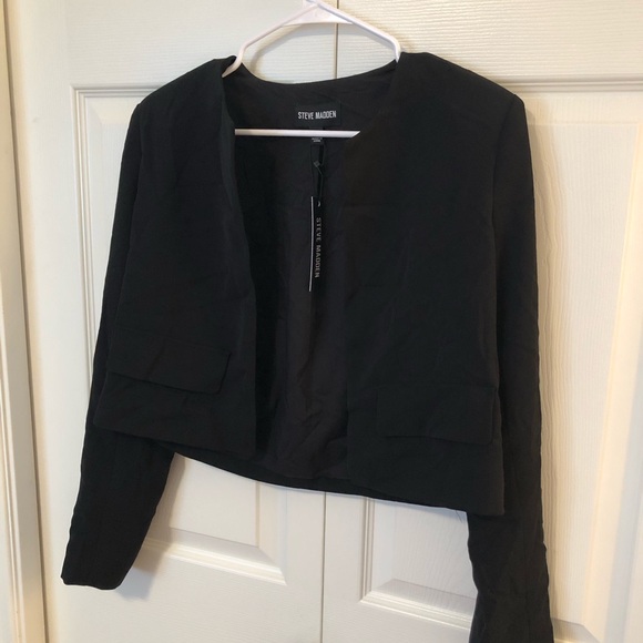 NWT - Steve Madden Elegant Black Women's Blazer - Picture 5 of 10